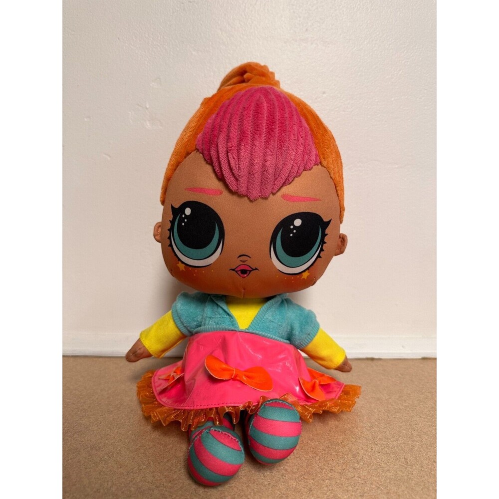 L.O.L. Surprise! Neon QT Huggable Plush Doll 2020 16" Jumbo Stuffed Toy MGA